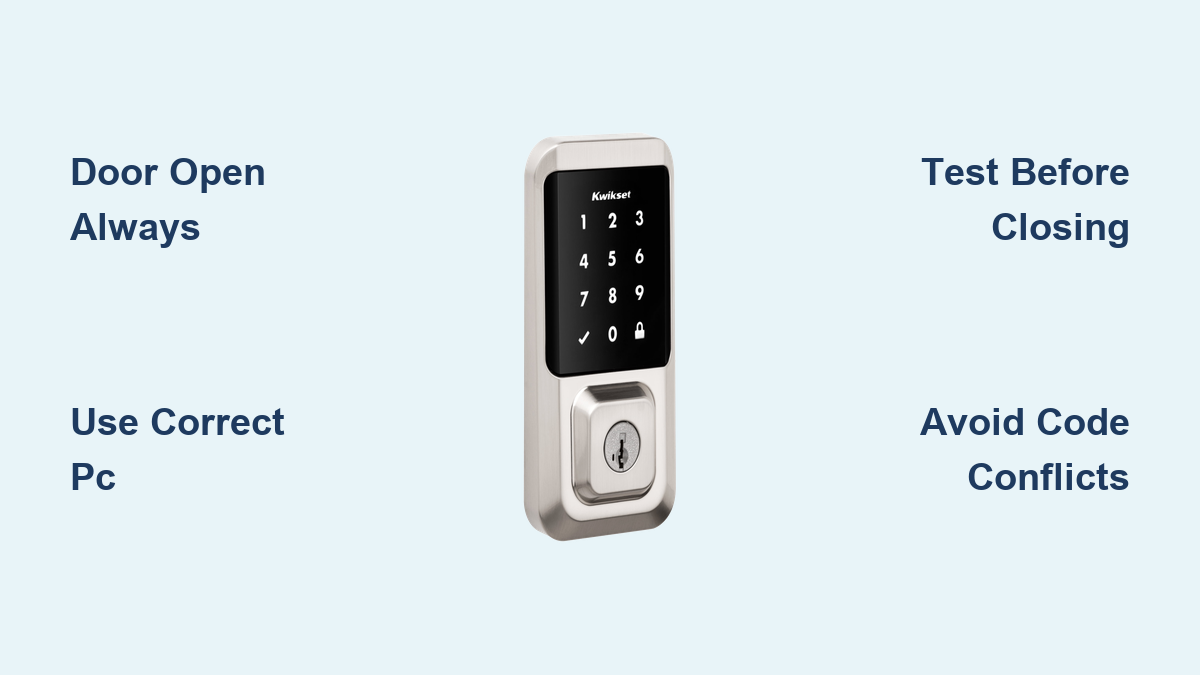 How to Change Code on Kwikset Smart Lock