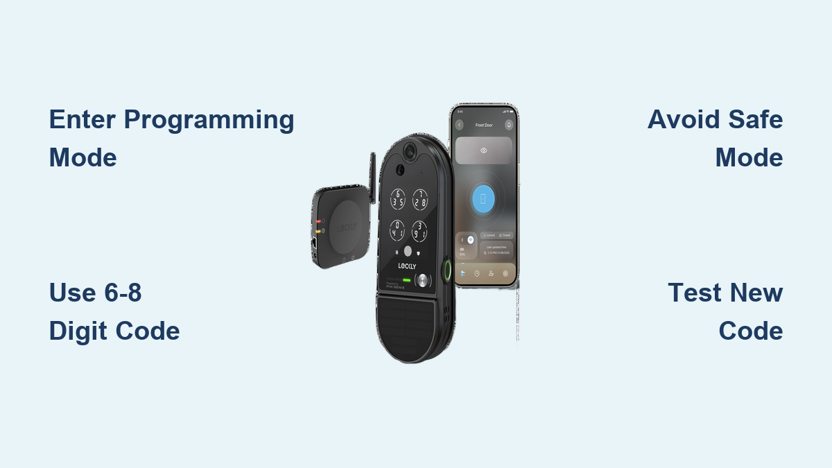 How to Change Code on Lockly Smart Lock