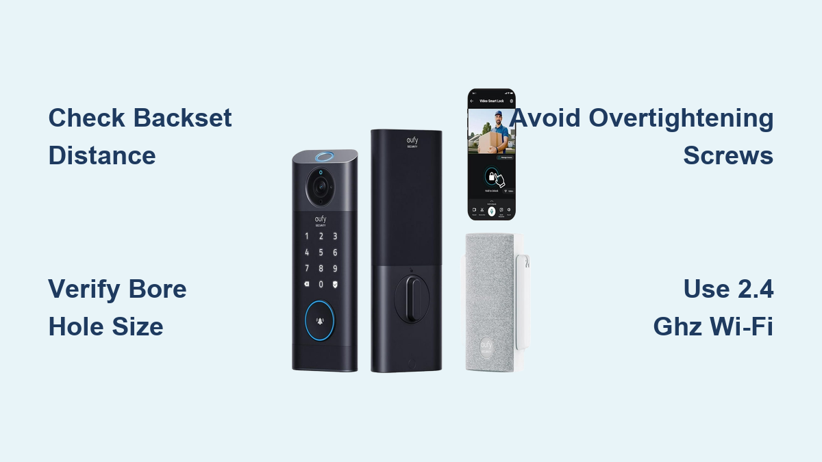 Image showcasing Eufy Smart Lock Installation Guide